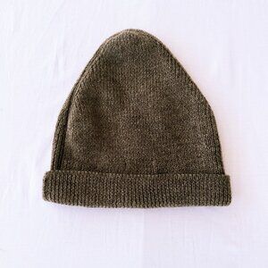 James Street Co Wool Port Beanie Marled Walnut